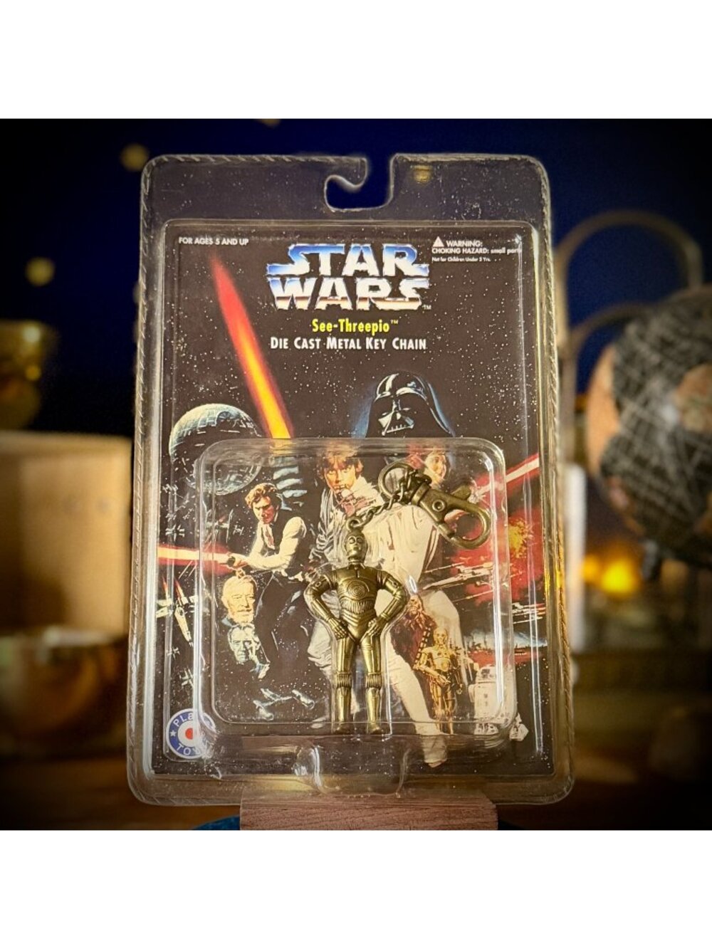 Star Wars C-3PO See-Threepio Die Cast Metal Key Chain | Classic